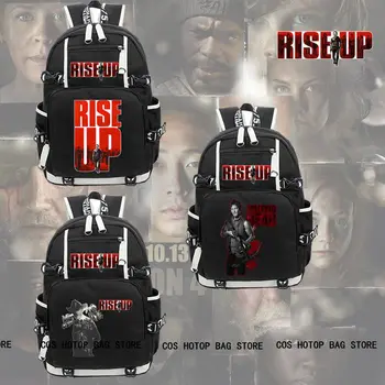 The Walking Dead Rise Up Men Backpack Knapsack Otaku Packsack Black Student Bags
The Walking Dead Rise Up Men Backpack Knapsack Otaku Packsack Black Student Bags