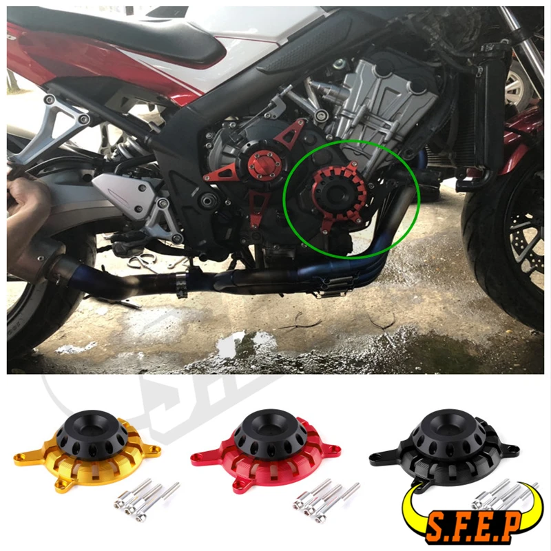 Motorcycle CNC Aluminum Right Engine Protective Stator Cover Guard Case For Honda CB650F 2014-2015-2016-2017-2018
Motorcycle CNC Aluminum Right Engine Protective Stator Cover Guard Case For Honda CB650F 2014-2015-2016-2017-2018