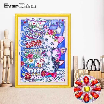 EverShine Special Shape Diamond Embroidery Cat Partial Diamond Mosaic Kit Diamond Painting Animal Picture Of Rhinestone 40x50
EverShine Special Shape Diamond Embroidery Cat Partial Diamond Mosaic Kit Diamond Painting Animal Picture Of Rhinestone 40x50