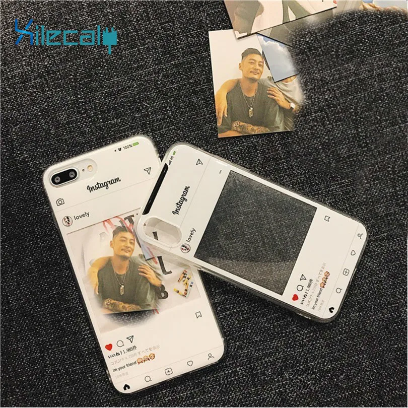 ins Screenshot Phone Case For iphone XS XR 7 8 Plus TPU Soft Case Instagram Style Changeable Cards Phone Case Cover For iphone 6
ins Screenshot Phone Case For iphone XS XR 7 8 Plus TPU Soft Case Instagram Style Changeable Cards Phone Case Cover For iphone 6