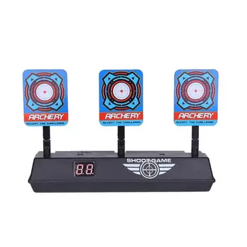 Shooting Target Kids Sound Light Shooting Game High Precision Scoring Auto Reset Electric Gun Target for Nerf Gun Toys
Shooting Target Kids Sound Light Shooting Game High Precision Scoring Auto Reset Electric Gun Target for Nerf Gun Toys