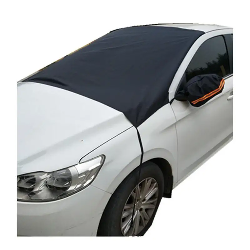 210T Silver Coating Cloth Winter Car Snow Shield Car Windscreen Cover Snow Anti-Freeze Half Cover With Rear View Cover
210T Silver Coating Cloth Winter Car Snow Shield Car Windscreen Cover Snow Anti-Freeze Half Cover With Rear View Cover