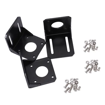 3PCS steel 42 stepper motor Metal L Shaped bracket for Nema 17 stepper motor with screws Motor bracket Mounting Bracket Holder
3PCS steel 42 stepper motor Metal L Shaped bracket for Nema 17 stepper motor with screws Motor bracket Mounting Bracket Holder