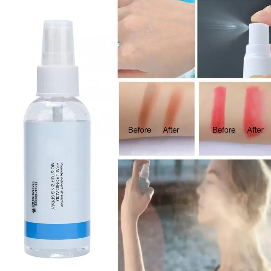 60ML Hyaluronic Acid Moisturizing Spray Facial Makeup Setting Spray Refreshing Face Toner Tender Skin Care Hydrating Spray
60ML Hyaluronic Acid Moisturizing Spray Facial Makeup Setting Spray Refreshing Face Toner Tender Skin Care Hydrating Spray