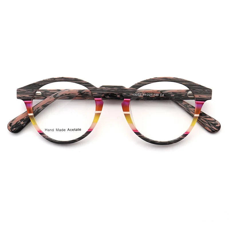 Retro Round Glasses Women Men Clear Lens Myopia Eyewear Frames Optical Eyeglasses Frames Multicolored Acetate Spectacles
Retro Round Glasses Women Men Clear Lens Myopia Eyewear Frames Optical Eyeglasses Frames Multicolored Acetate Spectacles