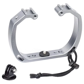Underwater Diving Rig Stabilizer With Cold Shoe Mounts & Wrist Strap For Goprohero3, Hero4, Hero5, Hero6, Hero7
Underwater Diving Rig Stabilizer With Cold Shoe Mounts & Wrist Strap For Goprohero3, Hero4, Hero5, Hero6, Hero7