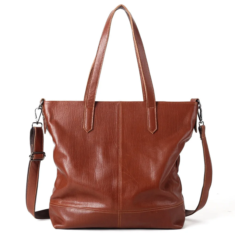 High Quality Genuine Leather Women Handbag Simple Travel Casual Femal Tote Bag Large Capacity Lady Crossbody Bags Shoulder Bag
High Quality Genuine Leather Women Handbag Simple Travel Casual Femal Tote Bag Large Capacity Lady Crossbody Bags Shoulder Bag