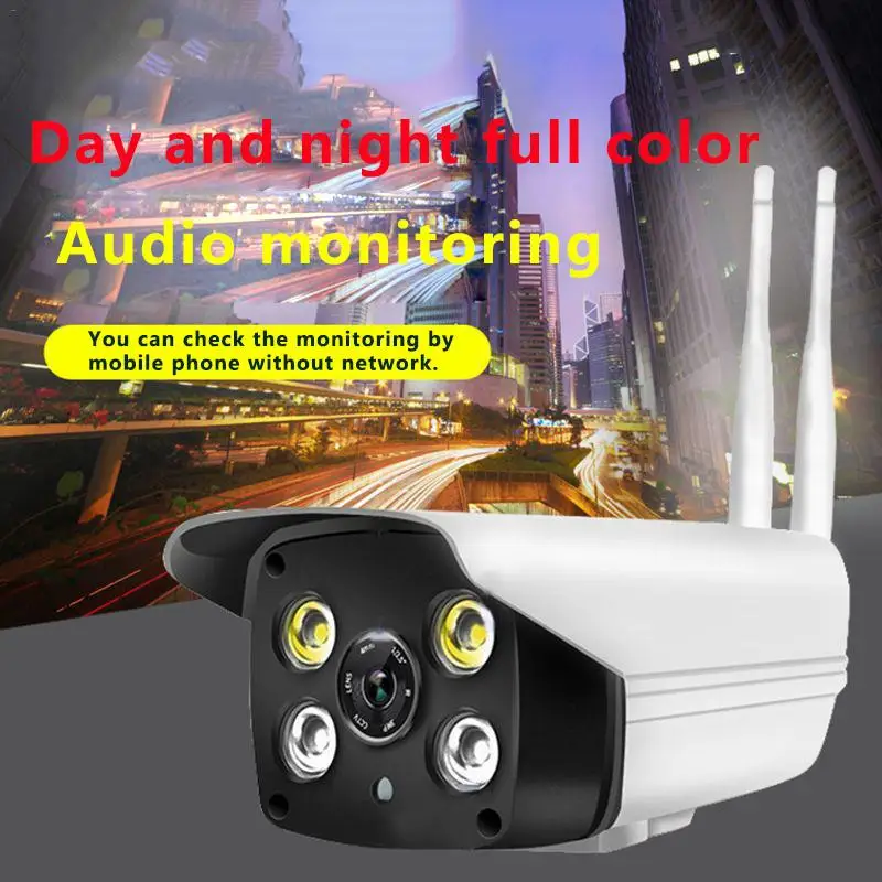Outdoor Tonton 1080P Waterproof Night Vision Full Color IP Camera Phone Remote Monitoring V380 Two-way Audio Wide Viewing Angle
Outdoor Tonton 1080P Waterproof Night Vision Full Color IP Camera Phone Remote Monitoring V380 Two-way Audio Wide Viewing Angle