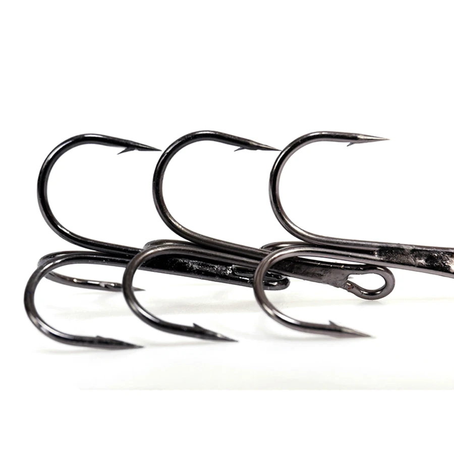 10pcs Treble Hook 2#-10# High Carbon Steel Fishhooks Triple Barbed Steel Round Bend Fishing Hook for Soft Baits Fishing Tackle
10pcs Treble Hook 2#-10# High Carbon Steel Fishhooks Triple Barbed Steel Round Bend Fishing Hook for Soft Baits Fishing Tackle