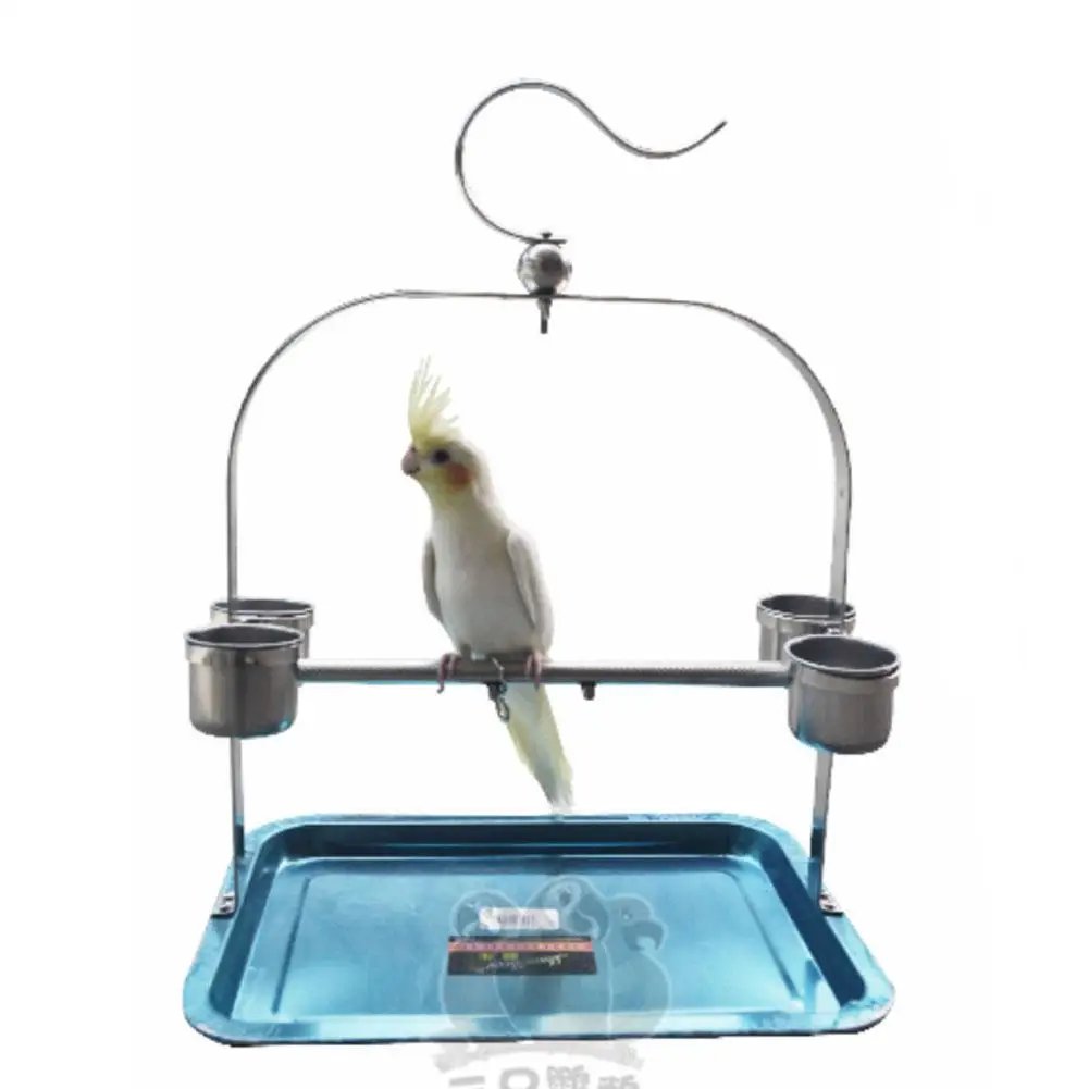 Stainless Steel Parrot Bird Cage Stand with Feeding Cups for Pet Bird Parrot Cage Supplies
Stainless Steel Parrot Bird Cage Stand with Feeding Cups for Pet Bird Parrot Cage Supplies