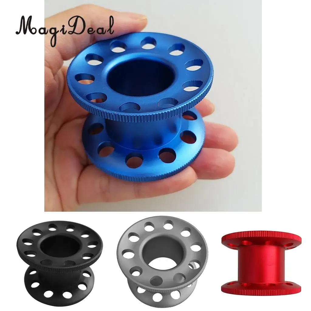 4X Portable Aluminum Alloy Scuba Diving Finger Spool Dive Reel Snorkeling Underwater Accessories for Holds Under 18m Guide Line
4X Portable Aluminum Alloy Scuba Diving Finger Spool Dive Reel Snorkeling Underwater Accessories for Holds Under 18m Guide Line