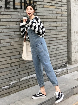 Brief Denim Blue Women Overalls Top Quality Girls Loose Suspender Pants Casual Female Romper Jumpsuits Jeans 33007#
Brief Denim Blue Women Overalls Top Quality Girls Loose Suspender Pants Casual Female Romper Jumpsuits Jeans 33007#
