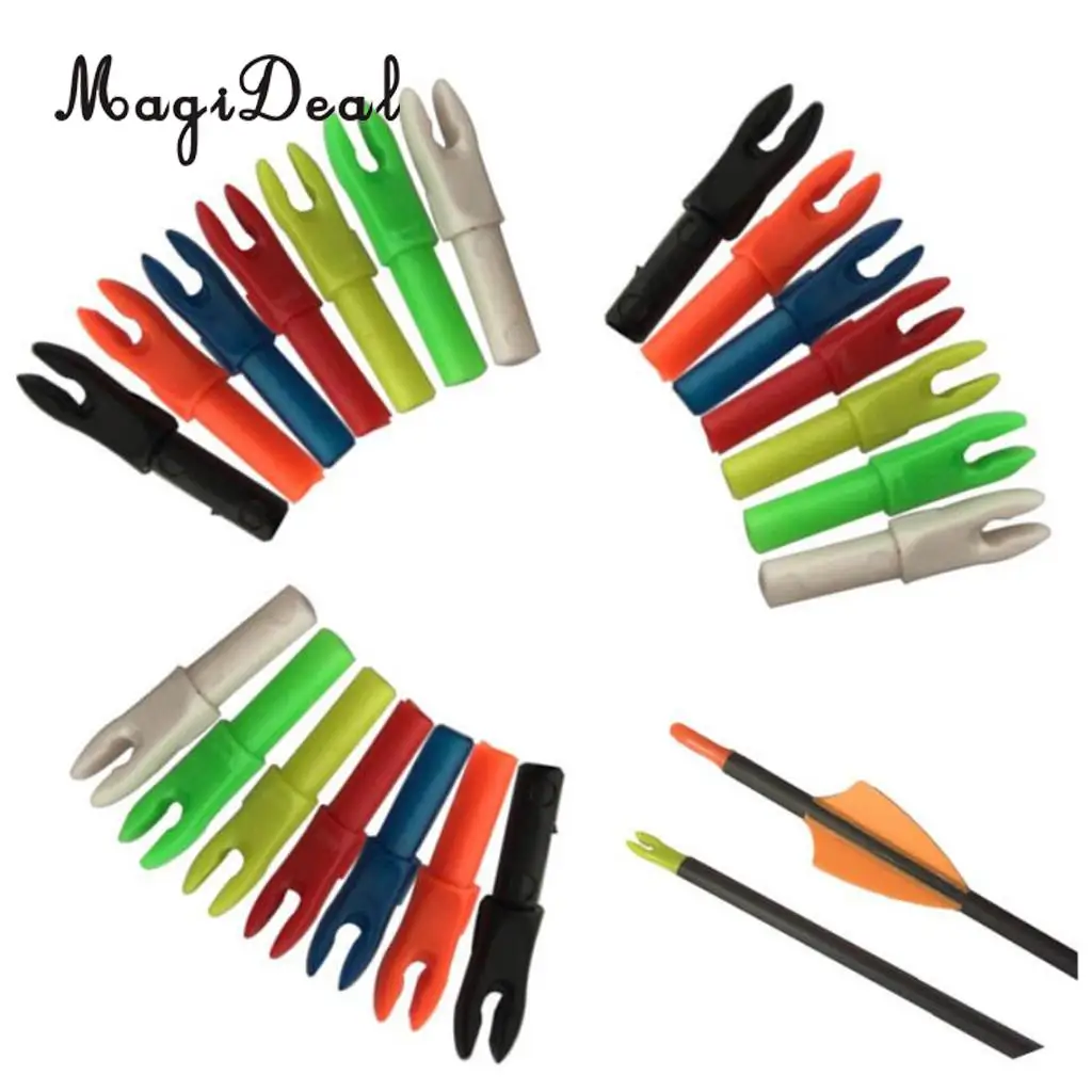 MagiDeal 12pcs Smooth Release Pin Nocks Plastic Nocks Tails for Inner Diameter 4.2mm Arrow Shaft Archery
MagiDeal 12pcs Smooth Release Pin Nocks Plastic Nocks Tails for Inner Diameter 4.2mm Arrow Shaft Archery