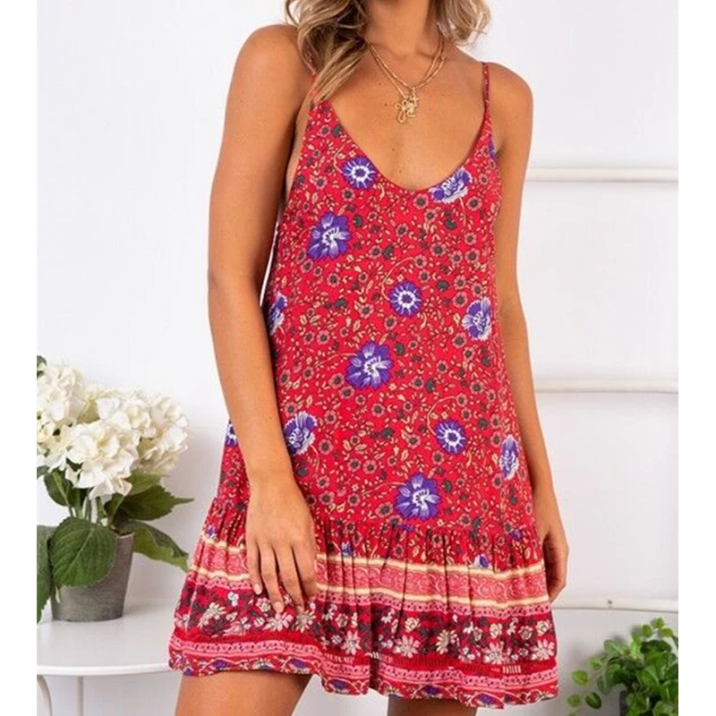 2019 Floral Ladies Dresses Boho Maxi Dresses Summer Clothes For Women Sundress Floral Dress Sleeveless Evening Party Beach Dress
2019 Floral Ladies Dresses Boho Maxi Dresses Summer Clothes For Women Sundress Floral Dress Sleeveless Evening Party Beach Dress