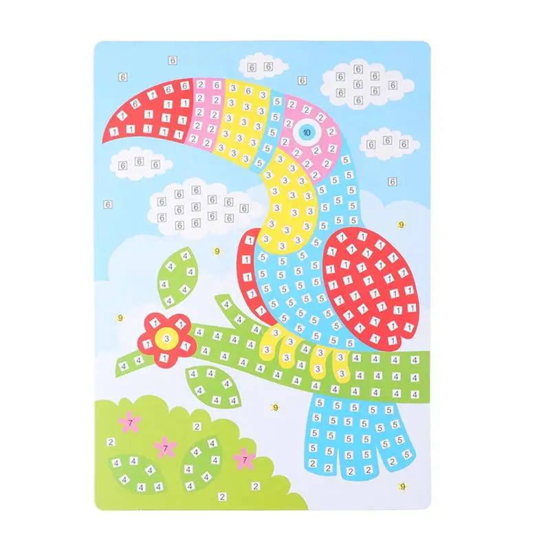 Point Sticker EVA 3D MOSAIC Educational Stickers Kits DIY Manual Pinup Picture Crafting Stickers for Kindergarten Home
Point Sticker EVA 3D MOSAIC Educational Stickers Kits DIY Manual Pinup Picture Crafting Stickers for Kindergarten Home