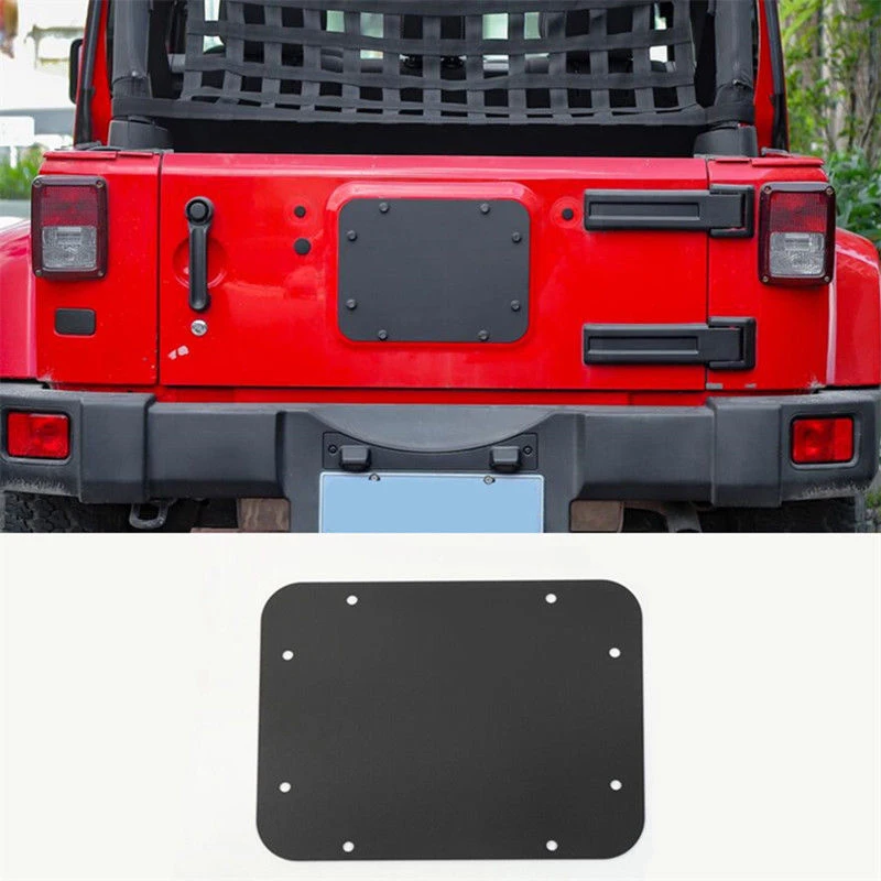 Car Tailgate Spare Tire Delete Filler Plate Blank Plat Steel Black For Jeep Wrangler JK /JKU 2007-2018 Tailgate Cover Plate
Car Tailgate Spare Tire Delete Filler Plate Blank Plat Steel Black For Jeep Wrangler JK /JKU 2007-2018 Tailgate Cover Plate