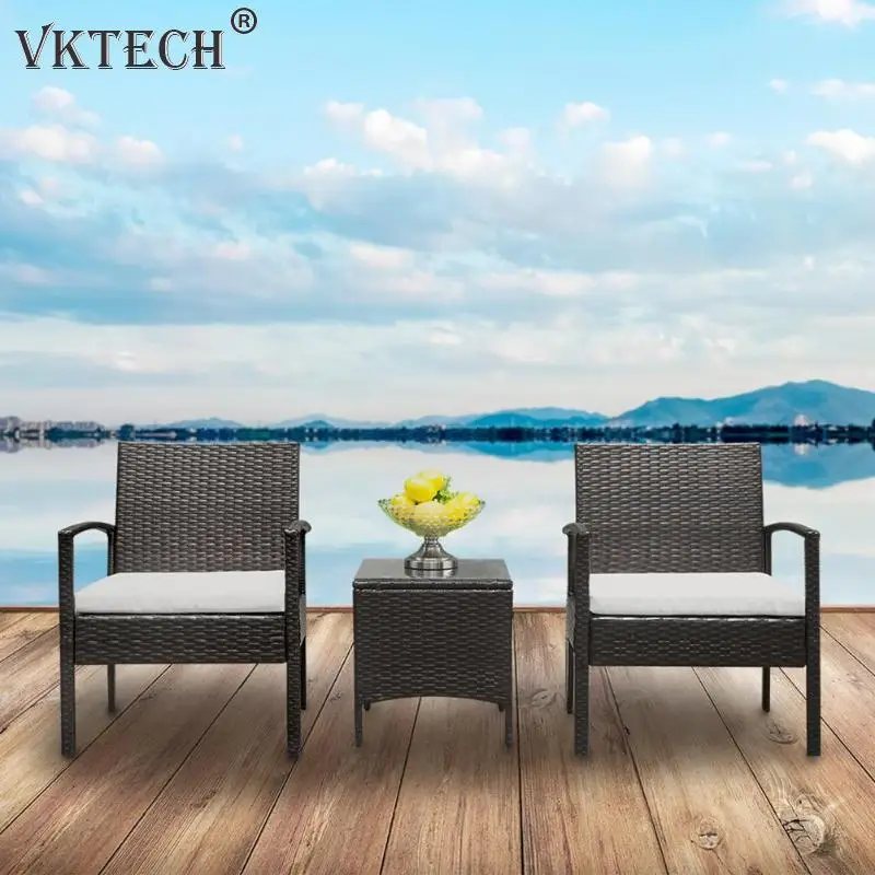 2pcs Arm Chairs + 1 Square Coffee Table Outdoor Modern Dessert Shop Cafe Rattan Sofa Set Garden Chairs Indoor Outdoor Furniture
2pcs Arm Chairs + 1 Square Coffee Table Outdoor Modern Dessert Shop Cafe Rattan Sofa Set Garden Chairs Indoor Outdoor Furniture