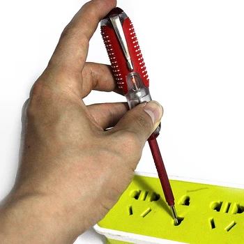 Double Head Electrical Tester Pen Screwdriver 100-500V Power Detector Probe Industry Voltage Test Pen Screwdriver Detector
Double Head Electrical Tester Pen Screwdriver 100-500V Power Detector Probe Industry Voltage Test Pen Screwdriver Detector