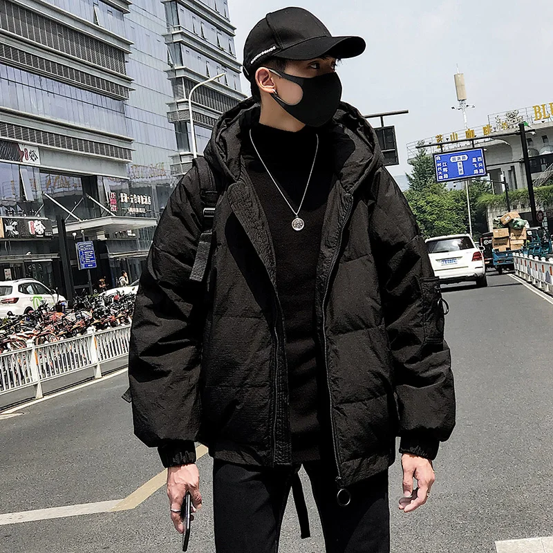 2018 Cotton Men's Winter New Thick Solid Color Hooded Bread Service Tide Japanese Loose Korean Shirt Jacket Black M-2XL
2018 Cotton Men's Winter New Thick Solid Color Hooded Bread Service Tide Japanese Loose Korean Shirt Jacket Black M-2XL
