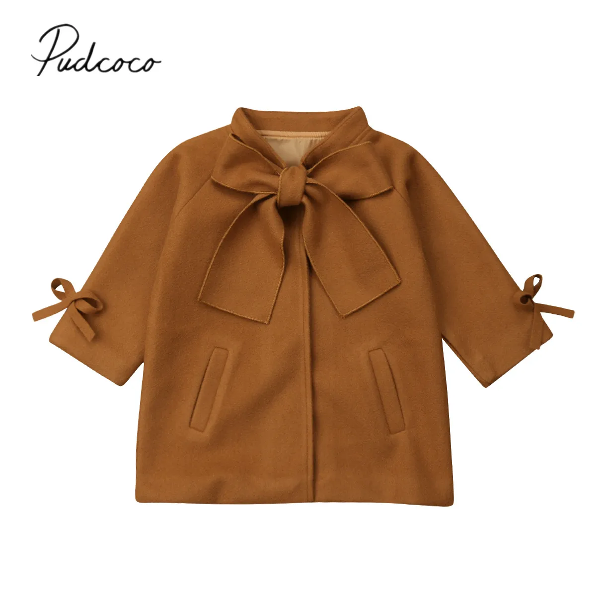 2019 Brand New Fashion Infant Kid Baby Girl Woolen Overcoat Winter Wool Coat Bow Long Sleeve Brown Slim Warm Outwear Jacket 2-8T
2019 Brand New Fashion Infant Kid Baby Girl Woolen Overcoat Winter Wool Coat Bow Long Sleeve Brown Slim Warm Outwear Jacket 2-8T