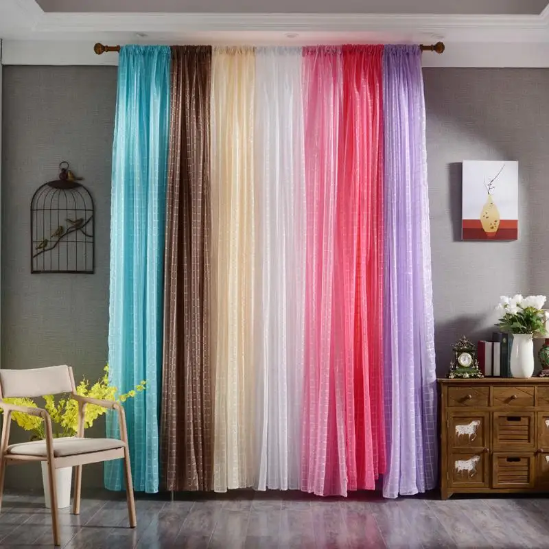200x100cm European and American style white Window Screening Solid Door Curtains Drape Panel Sheer For Living Room
200x100cm European and American style white Window Screening Solid Door Curtains Drape Panel Sheer For Living Room