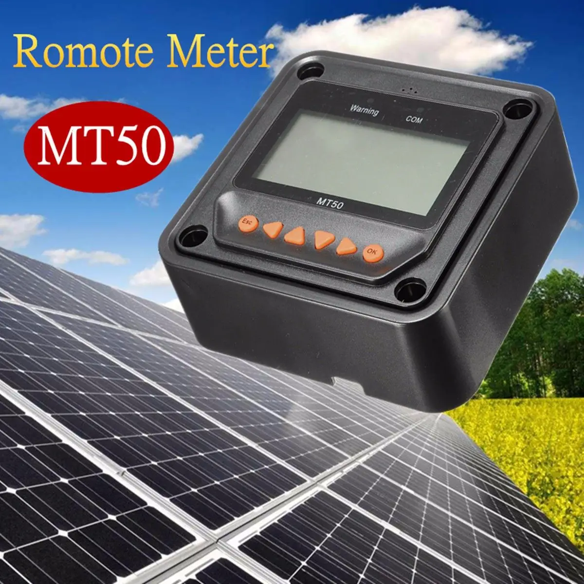 Automatic EPEVER MT50 Black Remote Meter LCD Display For Solar Charge Controller Regulator Identify Operational Convenient
Automatic EPEVER MT50 Black Remote Meter LCD Display For Solar Charge Controller Regulator Identify Operational Convenient