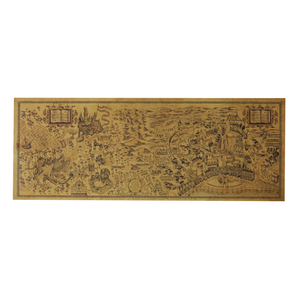Map of the Wizarding World Around the Big Paper Poster Movie Classic Decoration 720*260mm
Map of the Wizarding World Around the Big Paper Poster Movie Classic Decoration 720*260mm