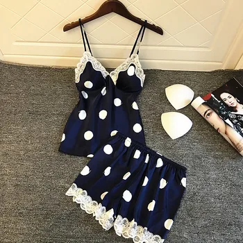 Lisacmvpnel Printing Dot Fashion Sexy Pajamas Spaghetti Strap Shorts Set Lace Pajama Sets For Women
Lisacmvpnel Printing Dot Fashion Sexy Pajamas Spaghetti Strap Shorts Set Lace Pajama Sets For Women