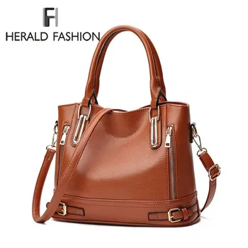 Herald Fashion Women's Leather Handbags Luxury Brand Female Shoulder Bag Casual Top-handle Bags Designer Ladies crossbody Bags
Herald Fashion Women's Leather Handbags Luxury Brand Female Shoulder Bag Casual Top-handle Bags Designer Ladies crossbody Bags