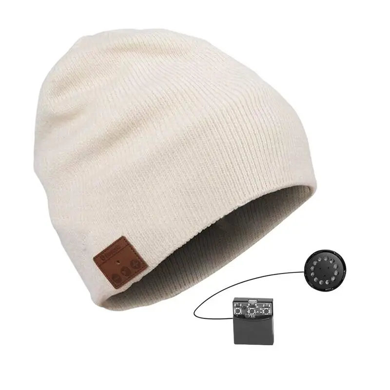 Warm Cap Wireless Headphones Built In Stereo Speakers Microphone 6 Hours Long Play Winter Head Warmer Solid Cap Outdoor Supplies
Warm Cap Wireless Headphones Built In Stereo Speakers Microphone 6 Hours Long Play Winter Head Warmer Solid Cap Outdoor Supplies
