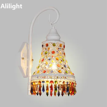 Modern Elegant Crystal Wall Lamp Sconces Colorful Mirror Wall Light for Bar Stairs Hallway Bedroom living Room Lighting Fixture
Modern Elegant Crystal Wall Lamp Sconces Colorful Mirror Wall Light for Bar Stairs Hallway Bedroom living Room Lighting Fixture