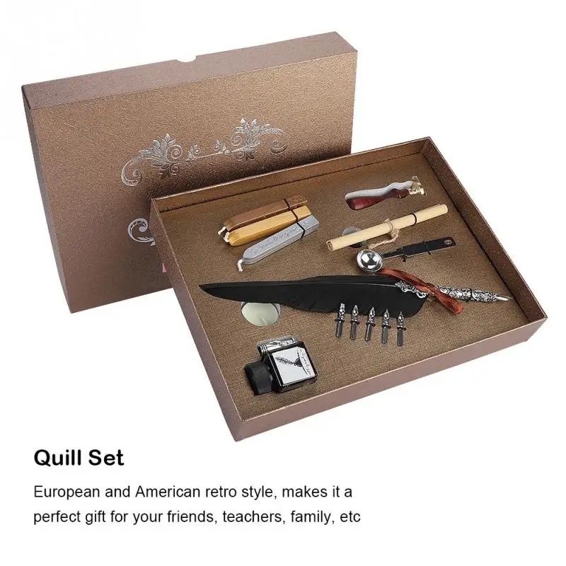 raspberry pi case Retro Quill Feather Writing Pen Gift Box with Empty Ink Bottle Set for Friends Black
raspberry pi case Retro Quill Feather Writing Pen Gift Box with Empty Ink Bottle Set for Friends Black