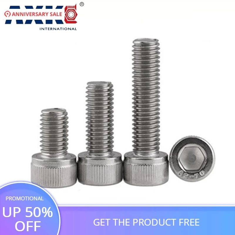AXK M3*10 M3x10 M3*11 M3x11 304 316 Stainless Steel ss Metric Therad DIN912 Knurled Allen Head Bolt Hex Hexagon Socket Cap Screw
AXK M3*10 M3x10 M3*11 M3x11 304 316 Stainless Steel ss Metric Therad DIN912 Knurled Allen Head Bolt Hex Hexagon Socket Cap Screw