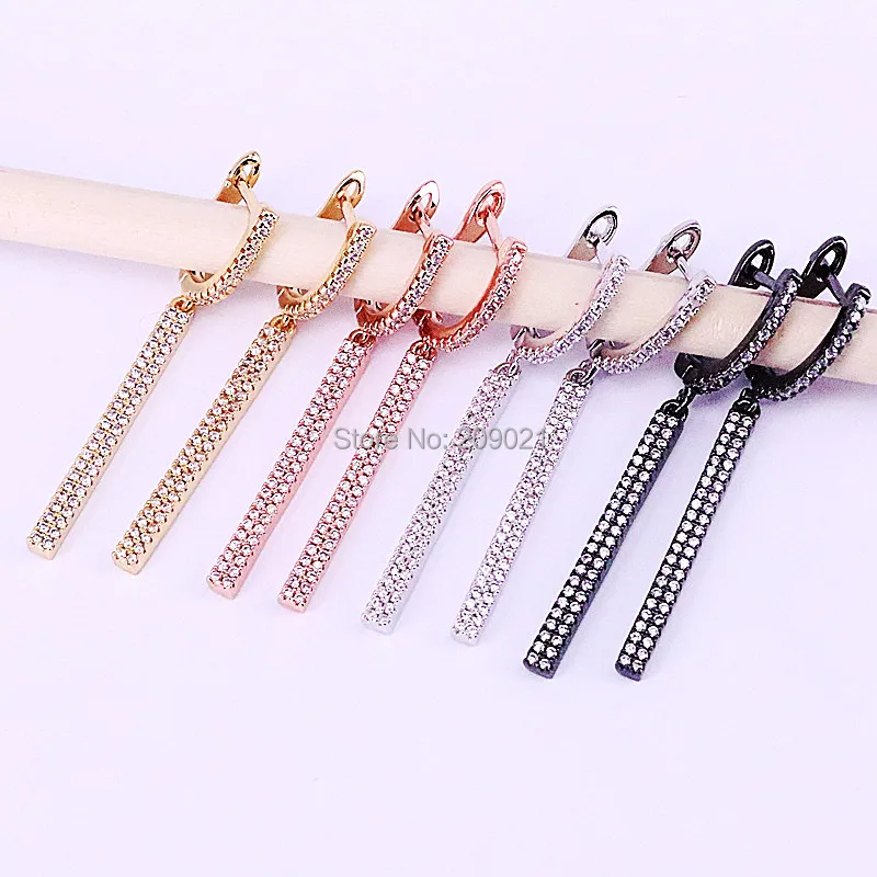 5Pair MIX Color CZ Micro Pave Cubic Zirconia High Quality Fashion Jewelry Dangle Earrings For Women
5Pair MIX Color CZ Micro Pave Cubic Zirconia High Quality Fashion Jewelry Dangle Earrings For Women