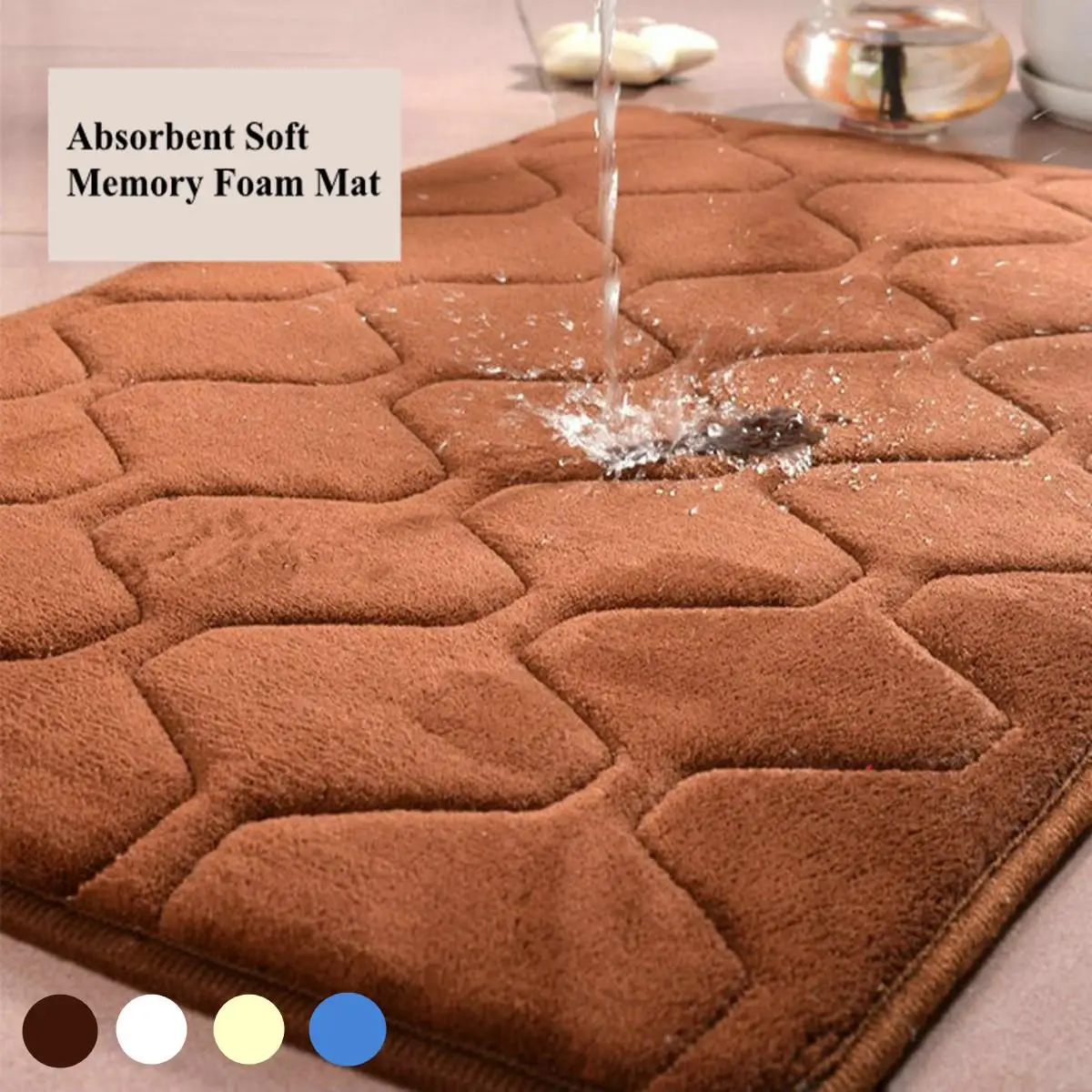 40x60cm Rug New Comfortable Absorbent Soft Memory Foam Mat Bathroom Rug Anti Non-Slip Carpet Mat Kitchen Door Floor Tapis Coral
40x60cm Rug New Comfortable Absorbent Soft Memory Foam Mat Bathroom Rug Anti Non-Slip Carpet Mat Kitchen Door Floor Tapis Coral