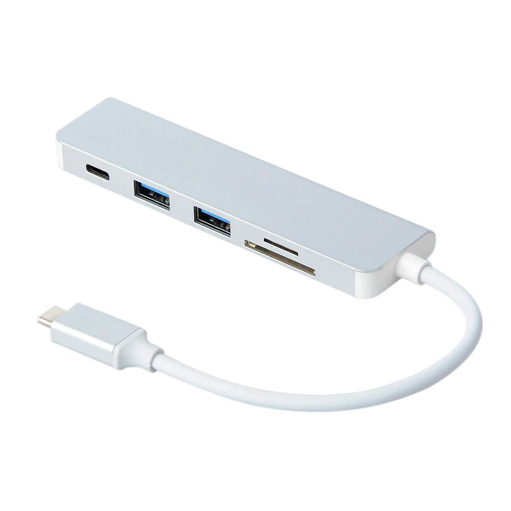 HFES USB 3.0 Hub for Macbook Pro Type C Hubs 5 in 1 Multi-Port Adapter USB-C Charging Port MacBook 12 Thunderbolt |