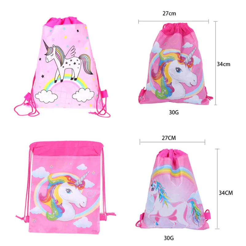 Unicorn Gift Bags Fabric Backpack Children's Travel School Bag Birthday Party Decorations Kids Girl Flower Candy Drawstring Bag
Unicorn Gift Bags Fabric Backpack Children's Travel School Bag Birthday Party Decorations Kids Girl Flower Candy Drawstring Bag