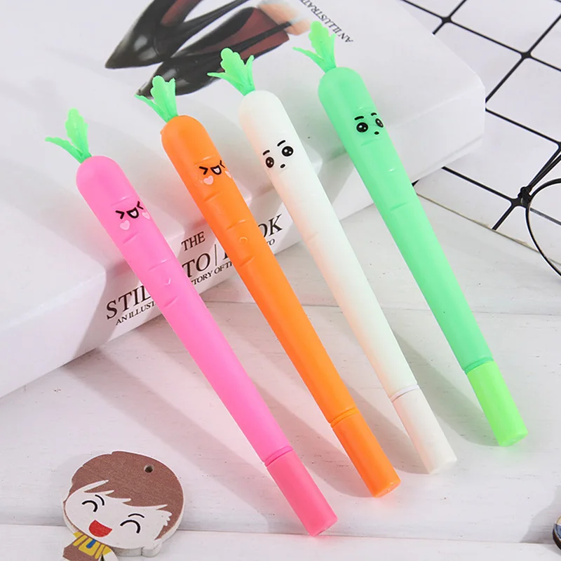 0.5mm Cute Carrot Gel Pen Novelty Candy Color Funny Face Neutral Pens For Girls Gifts Writing School Supplies Kawaii Stationery
0.5mm Cute Carrot Gel Pen Novelty Candy Color Funny Face Neutral Pens For Girls Gifts Writing School Supplies Kawaii Stationery