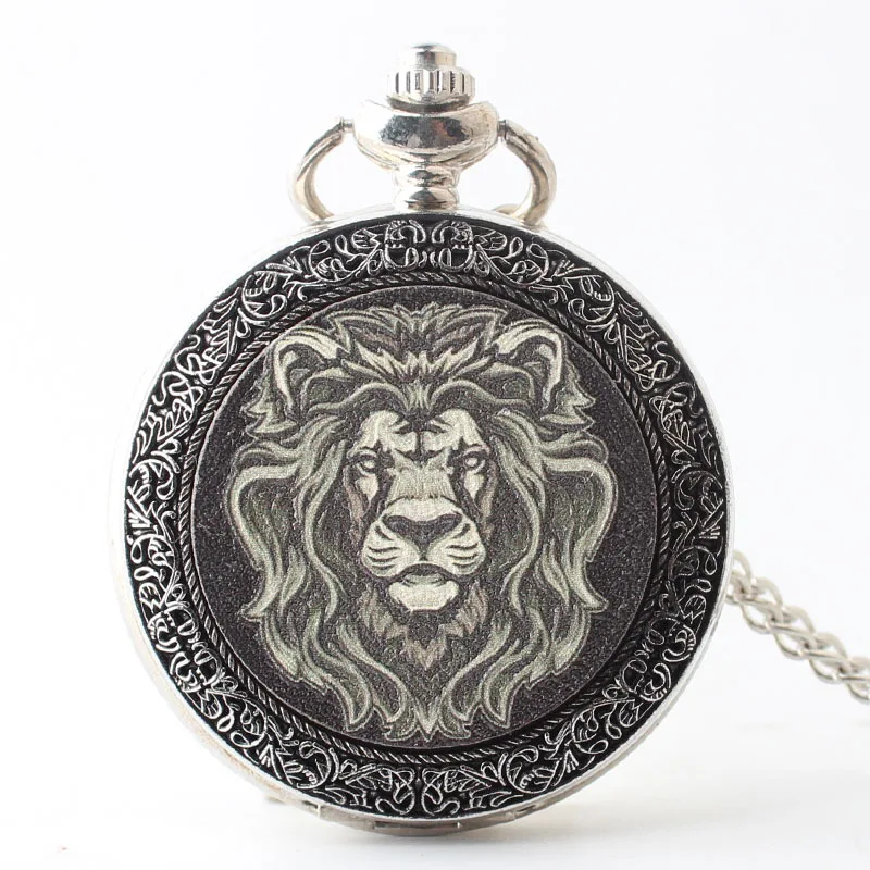 ROYAL GOODS New Fashion Lion Patch Number Dial Quartz Fob Pocket Watch 4.5 DIA. 80cm Necklace Chain Include Button Battery
ROYAL GOODS New Fashion Lion Patch Number Dial Quartz Fob Pocket Watch 4.5 DIA. 80cm Necklace Chain Include Button Battery