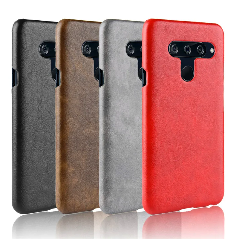 Чехол для LG V 40 тонкий жесткий чехол из поликарбоната с зернистой фактурой V40 ThinQ