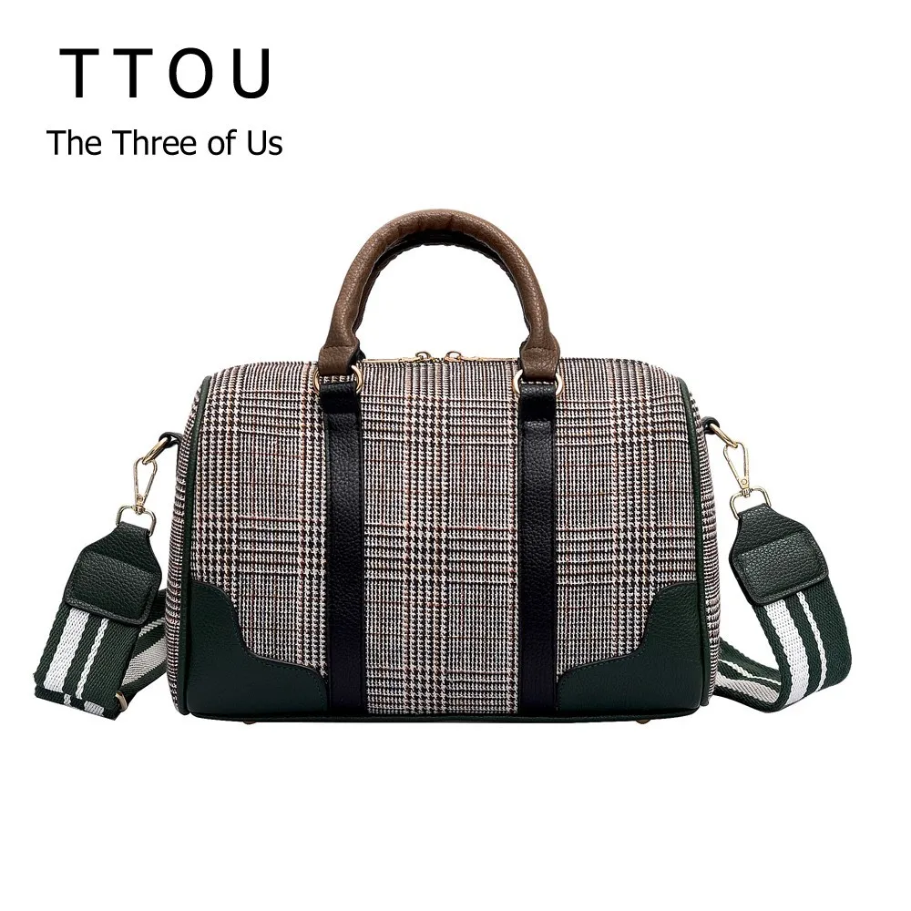 TTOU Women Fabric Shoulder Bag LadyFashion Handbag Famous Messenger Bag Female Plaid Lattice Designer Crossbody Bags Bolsa Sac
TTOU Women Fabric Shoulder Bag LadyFashion Handbag Famous Messenger Bag Female Plaid Lattice Designer Crossbody Bags Bolsa Sac