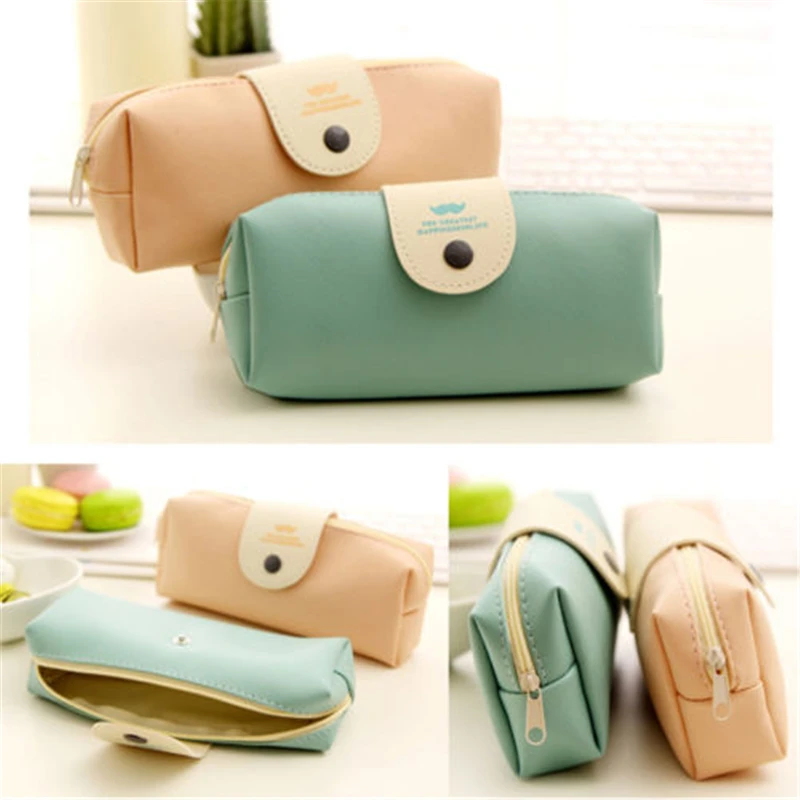 PU Leather Pencil Pen Case Cosmetic Makeup Coin Pouch Zipper Bag Purse Handbag
PU Leather Pencil Pen Case Cosmetic Makeup Coin Pouch Zipper Bag Purse Handbag