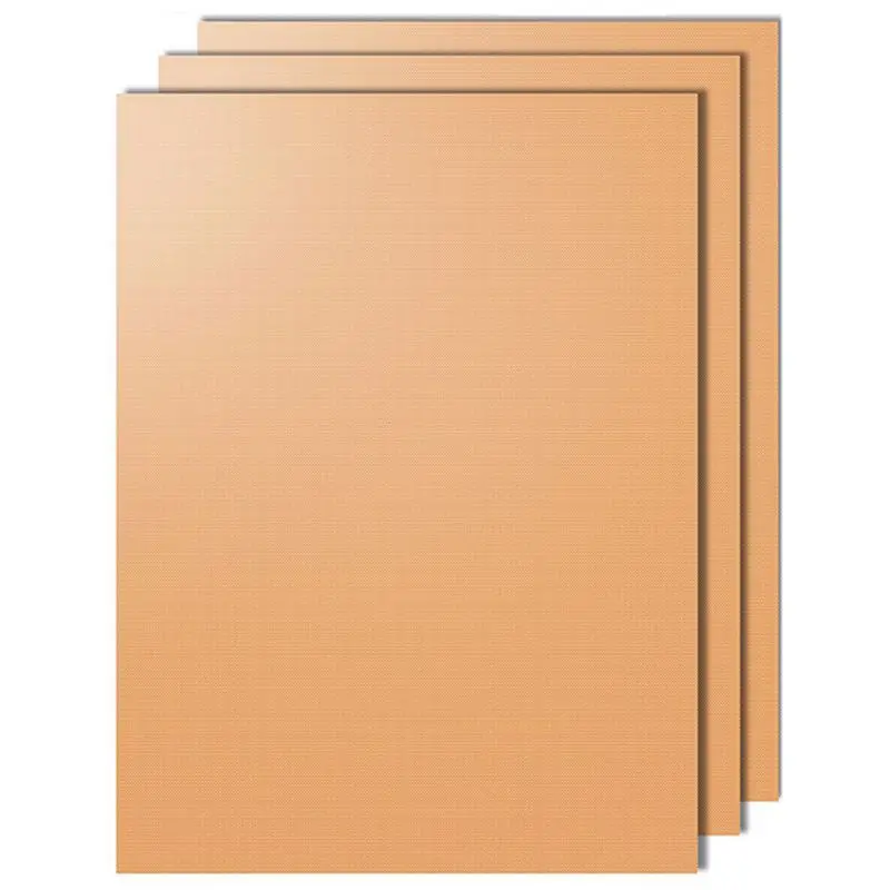 3Pcs Copper Color Reusable Pad Baking Barbecue Mat Heat-Resistant Baking Mat Non-Stick Baking Tray
3Pcs Copper Color Reusable Pad Baking Barbecue Mat Heat-Resistant Baking Mat Non-Stick Baking Tray