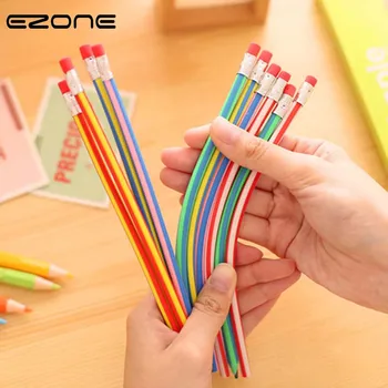 EZONE 3PC Soft Pencil Creative Flexible Pencil With Eraser Student Award Gift Color Random School Office Supply Stationery
EZONE 3PC Soft Pencil Creative Flexible Pencil With Eraser Student Award Gift Color Random School Office Supply Stationery