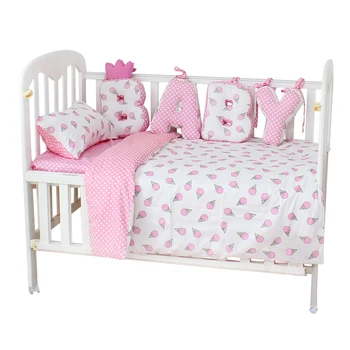 Baby Bedding Set Cotton Soft Breathable Crib Kit Include Duvet Cover Pillowcase Bed Sheet No Filler Custom Made Letter Bumper
Baby Bedding Set Cotton Soft Breathable Crib Kit Include Duvet Cover Pillowcase Bed Sheet No Filler Custom Made Letter Bumper