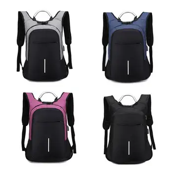 Men Coded Lock Antitheft Backpack USB Charge Travel Laptop Notebook Shoulder Bag AB@W3
Men Coded Lock Antitheft Backpack USB Charge Travel Laptop Notebook Shoulder Bag AB@W3