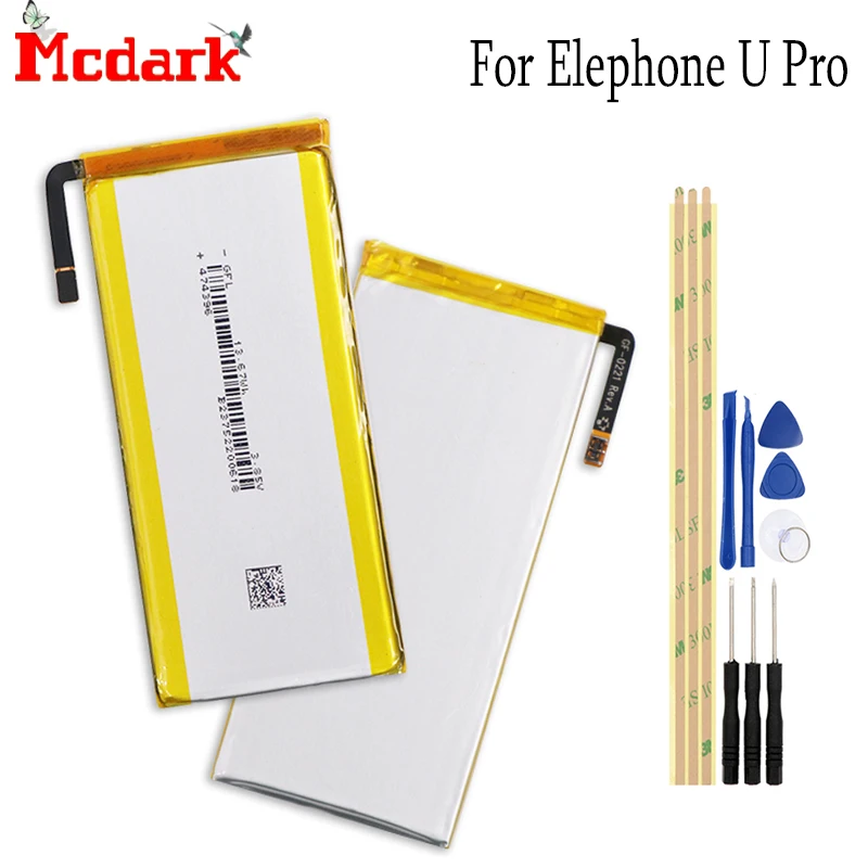 Аккумуляторная батарея Mcdark для Elephone U Pro большая емкость 3550 мАч запасная Phone +