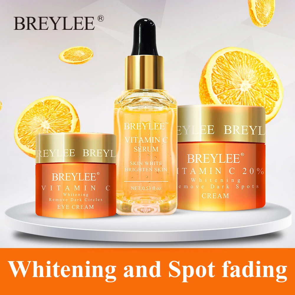 Breylee Vitamin C Sets Eyes Cream Face Serum Face Cream Whitening Remove Dark Circles Fade Freckles Spots Eys Face Skin Care
Breylee Vitamin C Sets Eyes Cream Face Serum Face Cream Whitening Remove Dark Circles Fade Freckles Spots Eys Face Skin Care