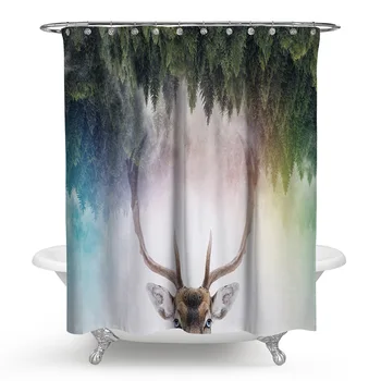 Animal Deer Shower Curtain Home Bathroom Curtains Polyester Moldproof Waterproof Bathroom Bath Shower Curtain Bathroom Products
Animal Deer Shower Curtain Home Bathroom Curtains Polyester Moldproof Waterproof Bathroom Bath Shower Curtain Bathroom Products