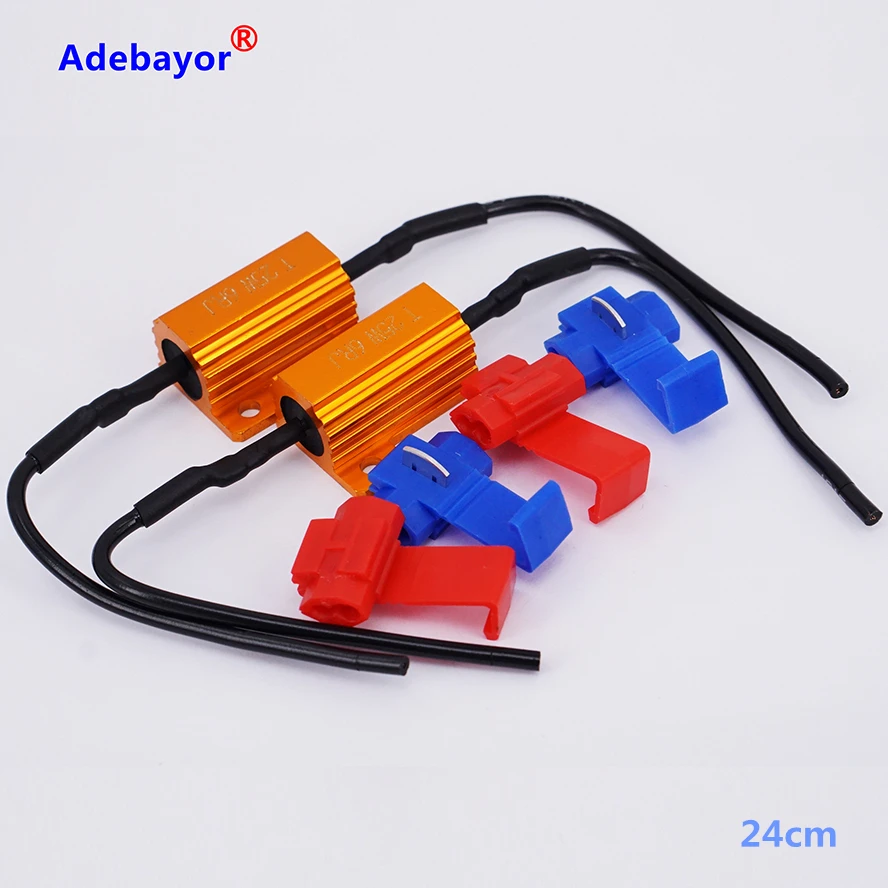 6PCS/set 25W 6ohm Load Resistor 12V Resistance for Car LED Flash Indicator Controller CANBUS Problem FREE SHIPPING Adebayor
6PCS/set 25W 6ohm Load Resistor 12V Resistance for Car LED Flash Indicator Controller CANBUS Problem FREE SHIPPING Adebayor
